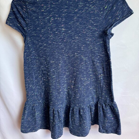 Lands End Girls Blue w/Rainbow Sprinkles Stretch Drop Tail Size 10-12 Med. - Picture 2 of 11